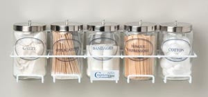 Sundry Jar Rack 23.4" Long x 4.7" Wide x 4.1" High - Holds 5