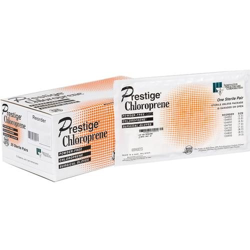 DermAssist® Prestige® Chloroprene Surgical Gloves, Size: 5.5