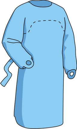 Impervious Polyethylene Gowns - Universal Size 50/case