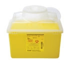 BD Nestable Sharps Container, Funnel Cap, 13.2L Yellow