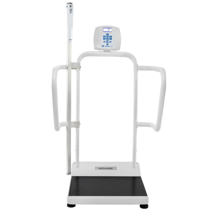 Health o meter® Bariatric Digital Platform Scale with Extra Wide Handles & Height Rod
