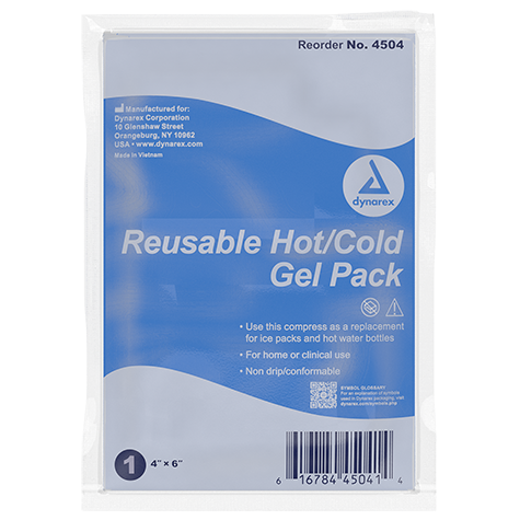 Reusable Hot/Cold Gel Packs 4" x 6"