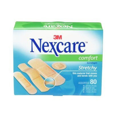 3M Nexcare Comfort Bandages Assorted Sizes