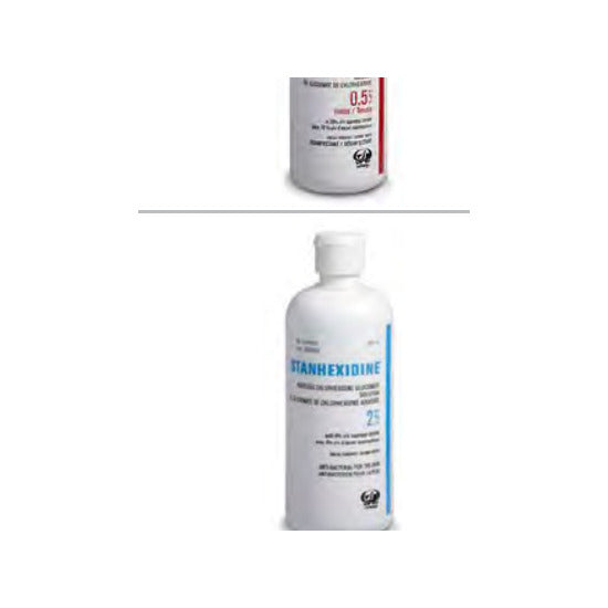 Stanhexidine low sudsing aqueous solution