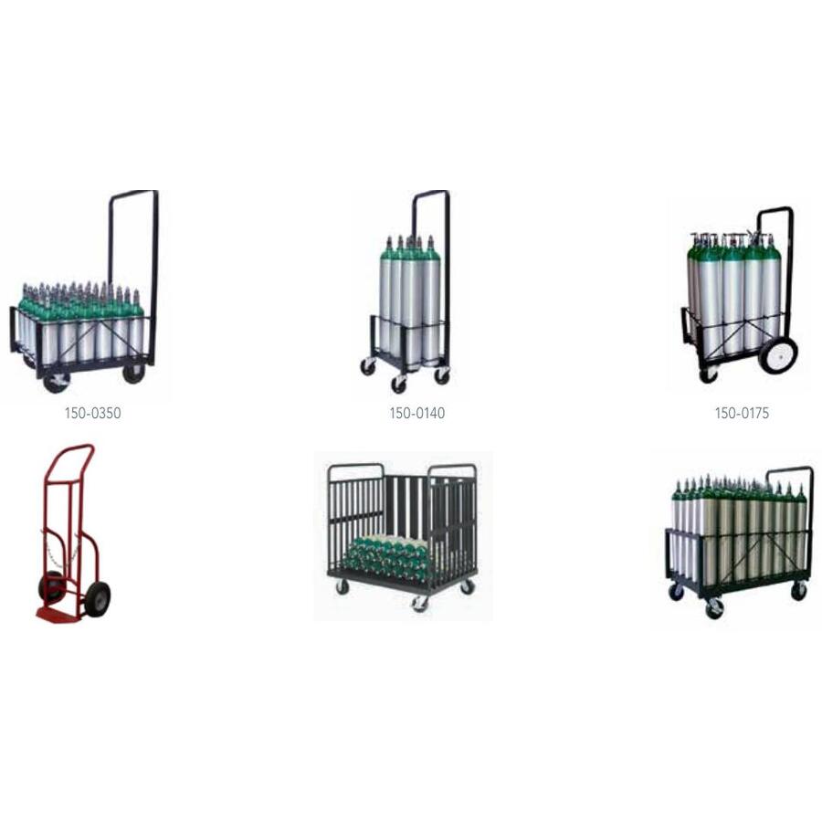 Compass Health multiple wheeled cylinder carts