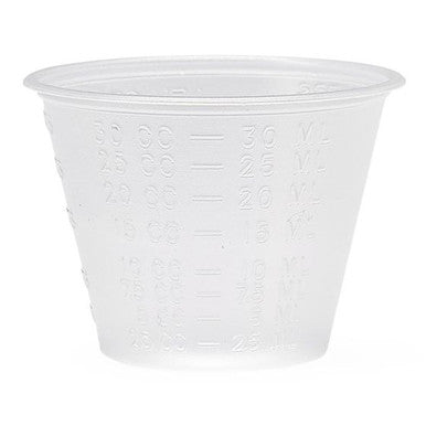 Valuemed Professional Plastic Medicine Cups 1oz 100/pkg