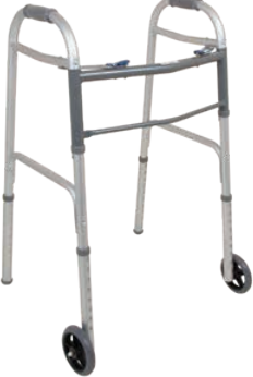 ProBasics Economy Two-Button Folding Steel Walker