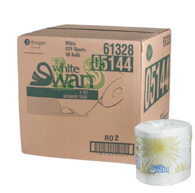 Swan Bathroom Tissue 2-ply, 48 rolls/case