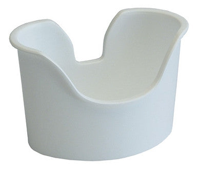 Ear Basin, White Plastic each