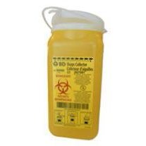 1.4L Yellow BD Sharps Collector Funnel Vent Cap