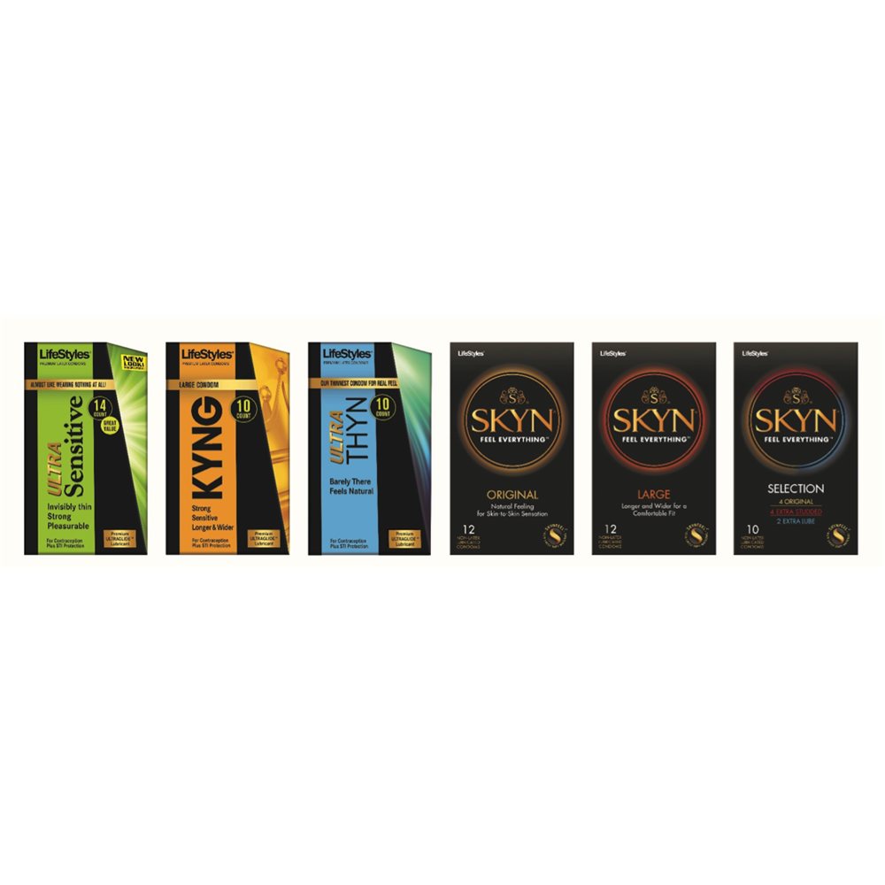 Lifestyles® Latex Lubricated Condoms