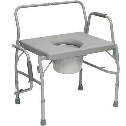 [quality-square:65968967811438] ProBasics Bariatric Drop-Arm Commode
