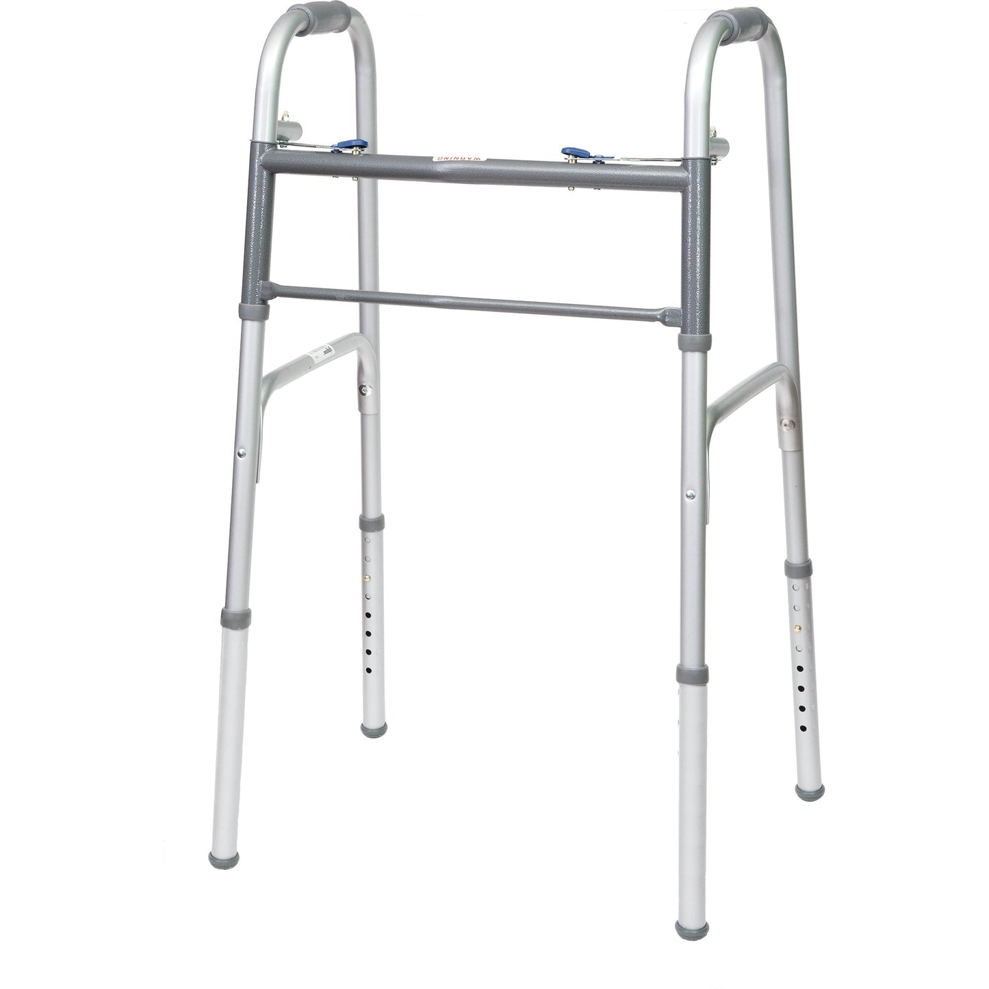 [quality-square:65968968401262] ProBasics Aluminum Two-Button Folding Walker without Wheels