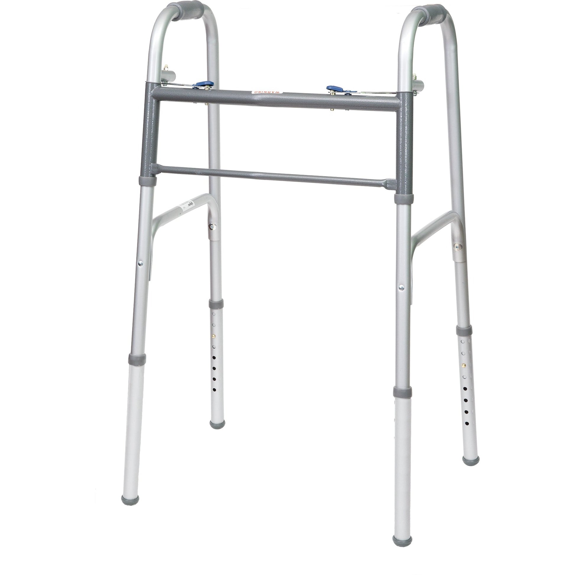 [quality-square:65968968401262] ProBasics Aluminum Two-Button Folding Walker without Wheels