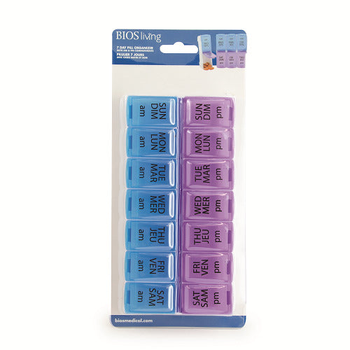 [quality-square:65969250926958] BIOS Living 7-Day AM/PM Pill Organizer