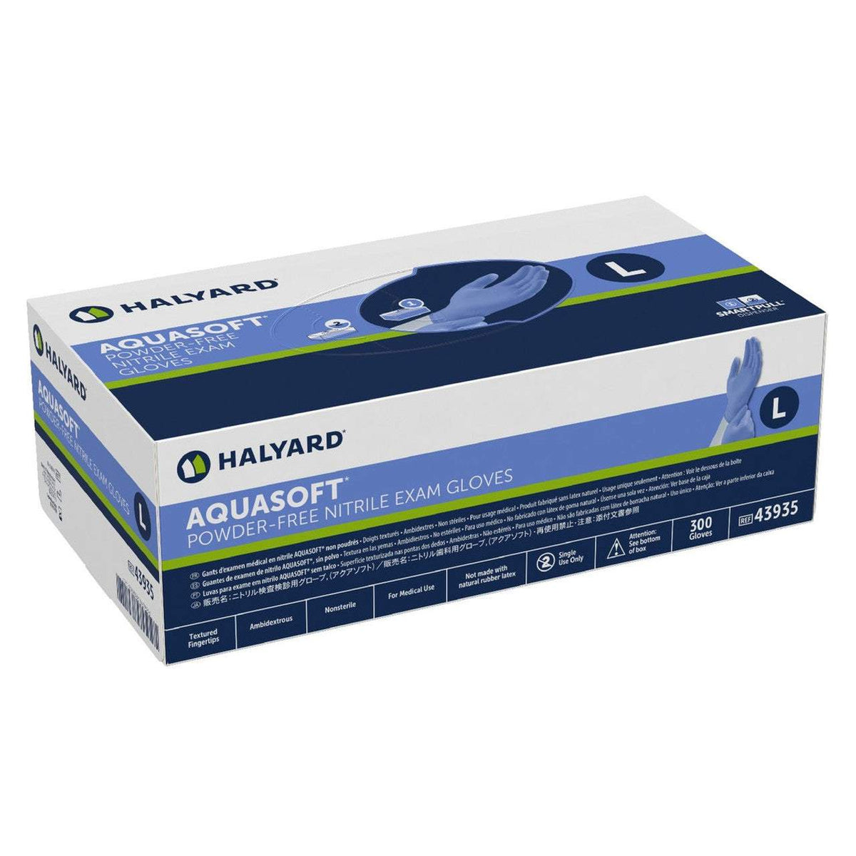 [web-main-image:www.d2dhealthco.com:KC43932] Halyard Aquasoft Nitrile Exam Gloves