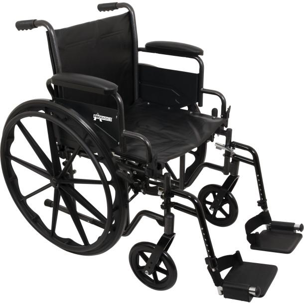 [web-main-image:shop.drivemedical.com:WC21616DS] ProBasics K1/K2 Standard Hemi-Height Wheelchairs