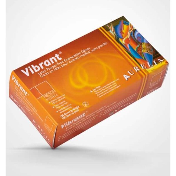 Aurelia® Vibrant Latex Gloves X-Small
