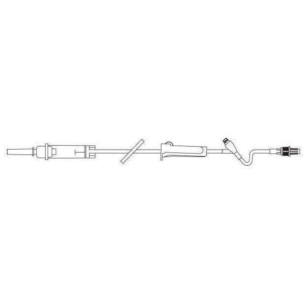 Baxter® Clearlink™ Solution Set, 10 Drops/mL, 1 Injection Port, 76" Tubing