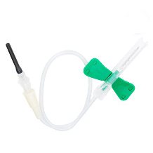 Sol-Care® Safety Winged Blood Collection Needle with Luer Adapter 21G x 3/4in (12in Tubing)