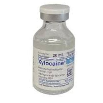 Plain Xylocaine 1% 20mL Multi-dose