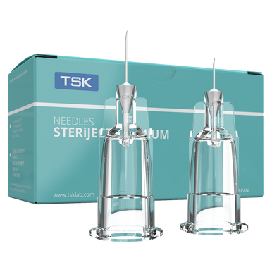 TSK PRE Regular Hub Needle STERiJect 30G x 4mm (3/16") 100/box