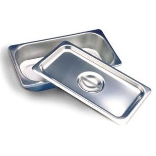 Stainless Steel Instrument Tray without Cover, 10.5" x 6.5" x 2.5"