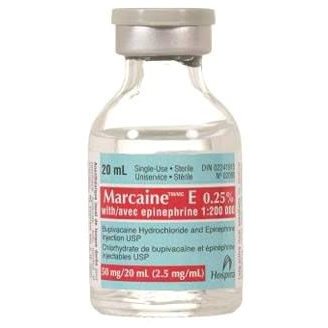Marcaine E 0.25% With Epinephrine (Single-Dose)