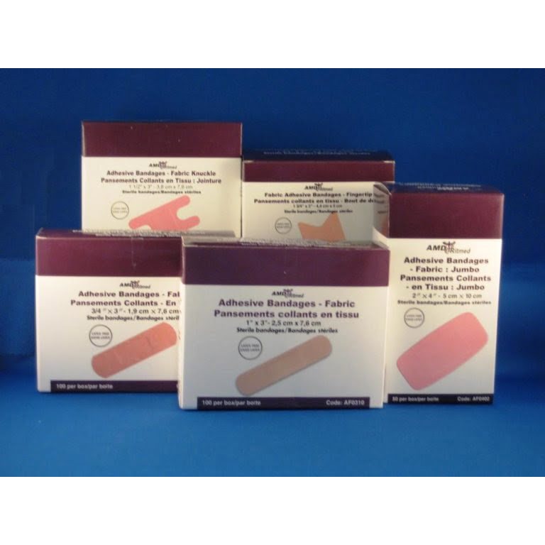 Medicom® Ritmed® Fabric Adhesive Bandages, 3" x 0.75"