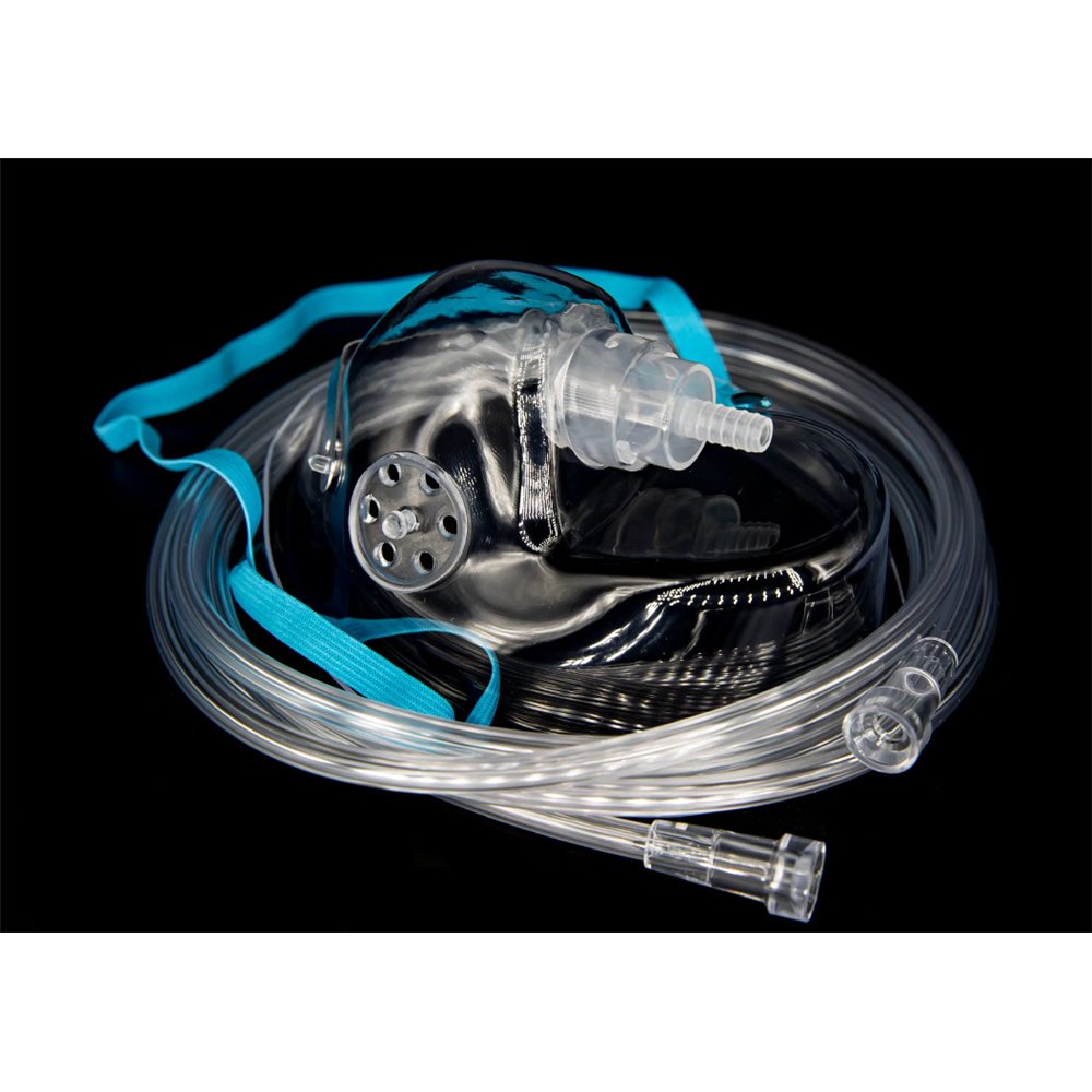 [old-shopify-exact-sku:ZEN1041] Adult Medium Concentration Oxygen Mask with 7 ft (2.1 m) Sure Flow Tubing