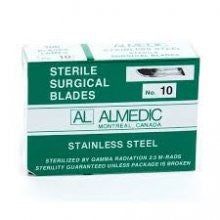 Almedic Disposable Scalpel Blade #10 100/box