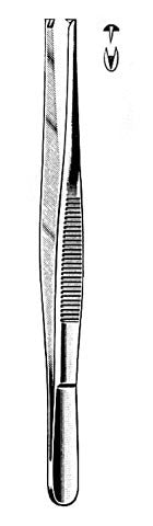 Tissue Forcep SS 5.5" 1x2 Teeth