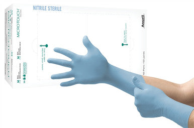 Ansell Micro-Touch Nitrile Sterile Gloves