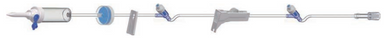 Adult Primary Piggyback IV Set, 15 Drops Per mL, 110"