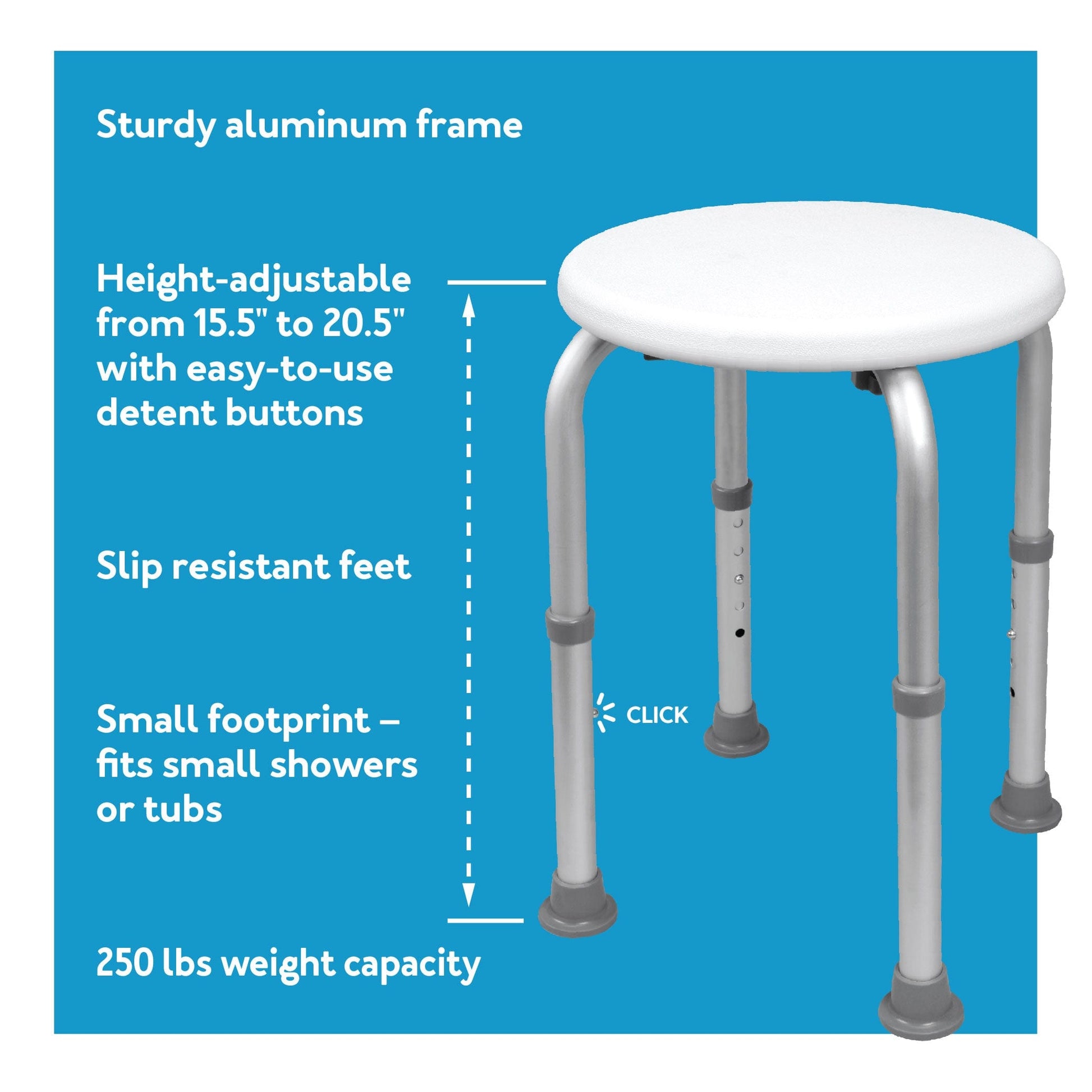 Carex Compact Shower Stool product image