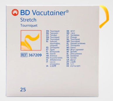 BD Vaccutainer Stretch Tourniquet Latex Free 25/box