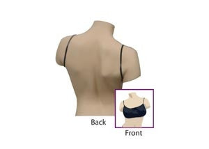 Backless Bra, Black, Large/ X-Large, (1/bag) 100/box