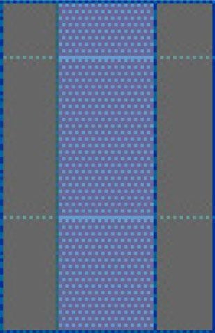 Table Cover 44" x 90" Sterile, with SMS reinforcement, 24" x 90"