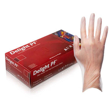 Aurelia Delight Vinyl Powder Free Gloves
