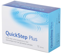 QuickStep Plus hCG, Urine Pregnancy Cassette Test 20/kit