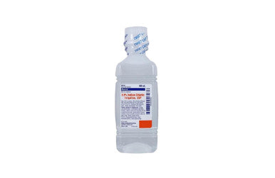 Baxter JF7123 Saline NaCl 0.9% 500ml for Irrigation Pour Bottle, each. Non Returnable