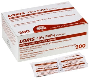 10% PVP-I Povidine Iodine Prep Pad 200/box