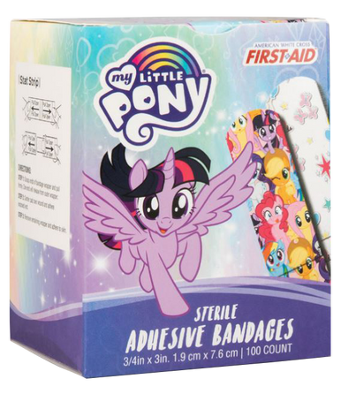 My Little Pony Adhesive Bandage 3/4" x 3" 100/box