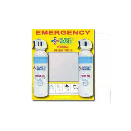 Bio Med Wash Eye Wash Station and Solution