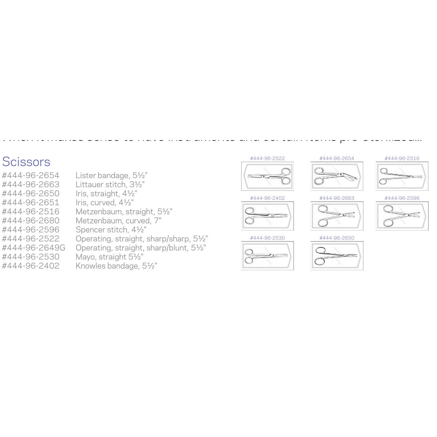 [quality-square:65971897467246] Sterile Scissors