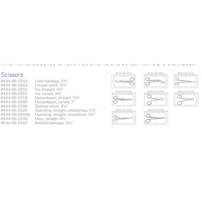[quality-square:65971897467246] Sterile Scissors