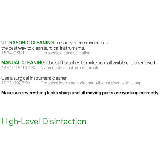 [quality-square:65971897762158] ULTRASONIC CLEANING is usually recommended as