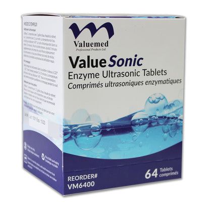 [quality-source-square:VM6400] Valuemed Professional ValueSonic Enzyme Ultrasonic Tablets