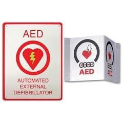[quality-native-square:65970857541998] AED Sign Package an adult to a pediatric ECG