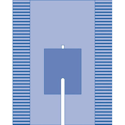 [quality-square:65971074007406] Welmed Clearview Split Surgical Drape Surgical Eye Drape with Adhesive